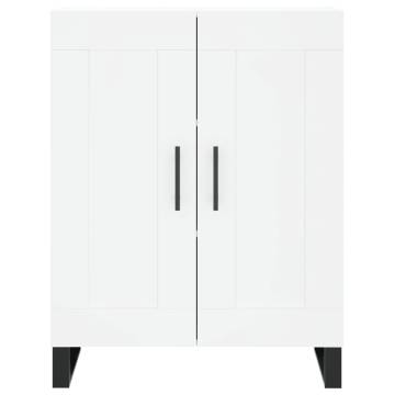 Elegant Highboard in White - 69.5x34x180 cm | Hipomarket