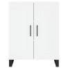 Elegant Highboard in White - 69.5x34x180 cm | Hipomarket