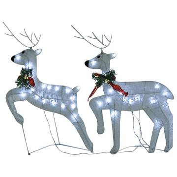 Reindeer & Sleigh Christmas Decoration - 140 LEDs Outdoor