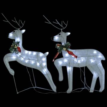 Reindeer & Sleigh Christmas Decoration - 140 LEDs Outdoor