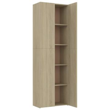 Elegant Office Cabinet Sonoma Oak – Stylish Storage Solution