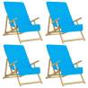 Turquoise Beach Towels Set - 4 Pcs, Quick Dry, Non-Slip