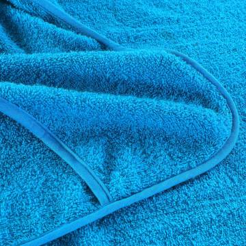 Turquoise Beach Towels Set - 4 Pcs, Quick Dry, Non-Slip