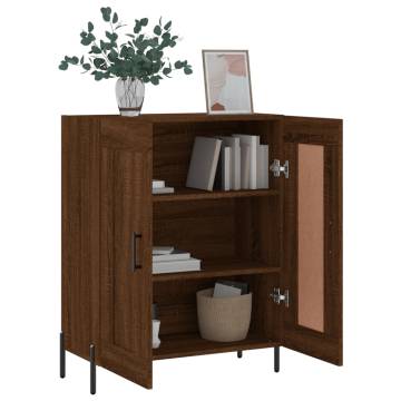 Classic Brown Oak Sideboard - 69.5x34x90 cm | Hipo Market