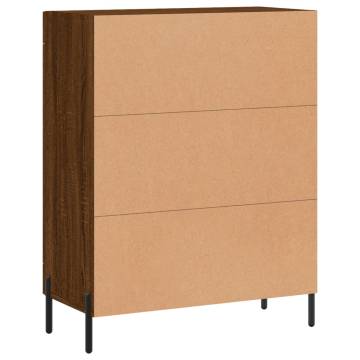 Classic Brown Oak Sideboard - 69.5x34x90 cm | Hipo Market