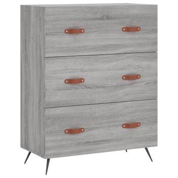 Highboard Grey Sonoma - Stylish Storage Solution | HipoMarket