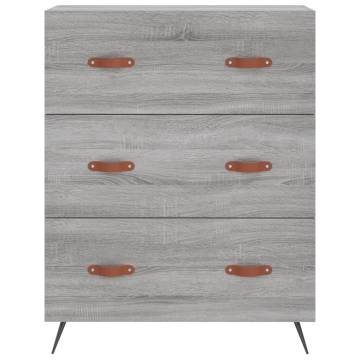 Highboard Grey Sonoma - Stylish Storage Solution | HipoMarket