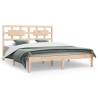 Solid Wood Pine Bed Frame 140x200 cm - Stylish & Sturdy