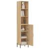 Stylish Highboard Sonoma Oak - 34.5x34x180 cm Storage