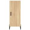 Stylish Highboard Sonoma Oak - 34.5x34x180 cm Storage