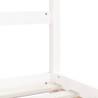 Kids Bed Frame White 80x200 cm | Solid Pine Wood Design