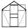 Spacious Anthracite Aluminium Greenhouse - 5.89 m²