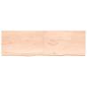 Bathroom Countertop 200x60 cm | Untreated Solid Oak Wood