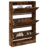 Shoe Cabinet Smoked Oak 80x21x125.5 cm Engineered Wood Colour smoked oak Size 80 x 21 x 125.5 cm Quantity in Package 1 Number of 