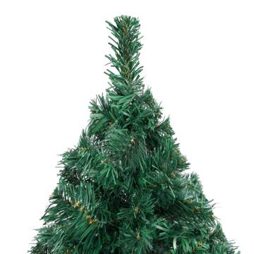 Pre-lit Artificial Christmas Tree with Ball Set - 180 cm Green