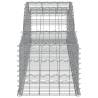 Arched Gabion Baskets 7 pcs 300x50x40/60 cm Galvanised Iron