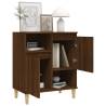 Stylish Brown Oak Sideboard - 60x35x70 cm | Hipomarket