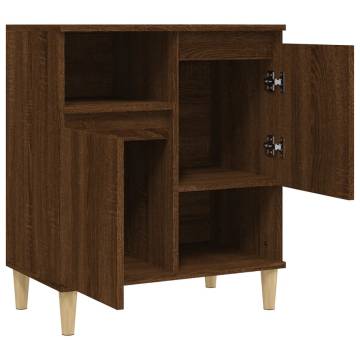 Stylish Brown Oak Sideboard - 60x35x70 cm | Hipomarket