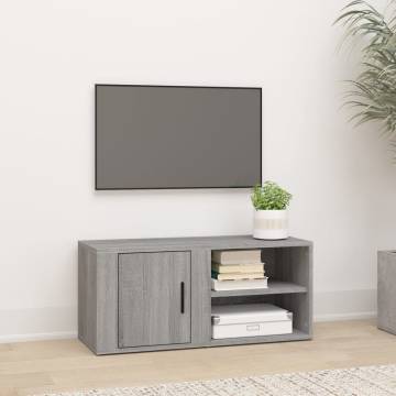 TV Cabinet Grey Sonoma - Stylish & Practical Design