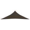 HDPE Sunshade Sail 3.5x3.5x4.9m - Brown, UV Protection