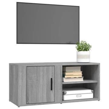 TV Cabinet Grey Sonoma - Stylish & Practical Design