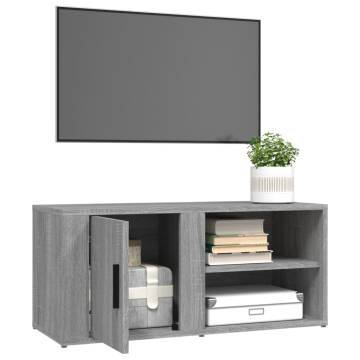 TV Cabinet Grey Sonoma - Stylish & Practical Design