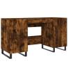 Smoked Oak Desk 140x50 cm - Elegant & Practical Design