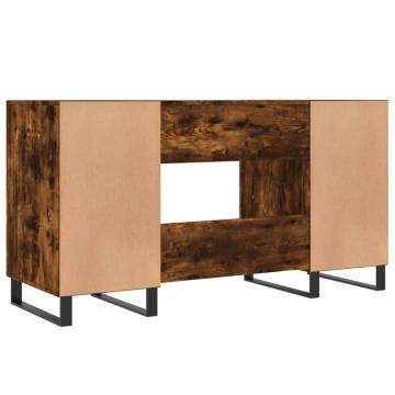 Smoked Oak Desk 140x50 cm - Elegant & Practical Design