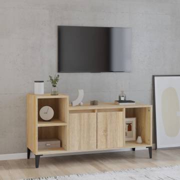 Stylish Sonoma Oak TV Cabinet - 100x35x55 cm - Hipomarket