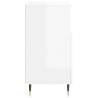 High Gloss White Sideboards - 2 pcs | Stylish Storage Solutions