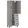 Elegant Highboard Grey Sonoma - Stylish Storage Solution