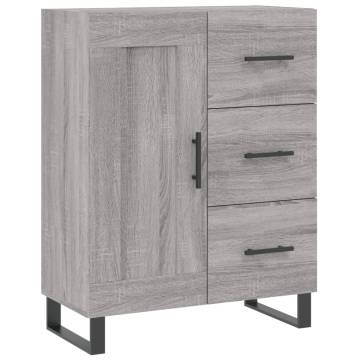 Elegant Highboard Grey Sonoma - Stylish Storage Solution