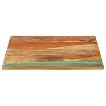 Rectangular Table Top 70x80 cm - Solid Reclaimed Wood