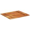 Rectangular Table Top 70x80 cm - Solid Reclaimed Wood