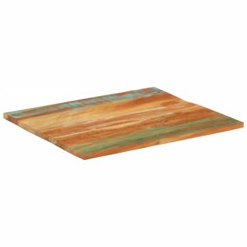 Rectangular Table Top 70x80 cm - Solid Reclaimed Wood