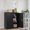 File Cabinet Black 90x40x105 cm Steel Colour black Size 90 x 40 x 105 cm Quantity in Package 1 