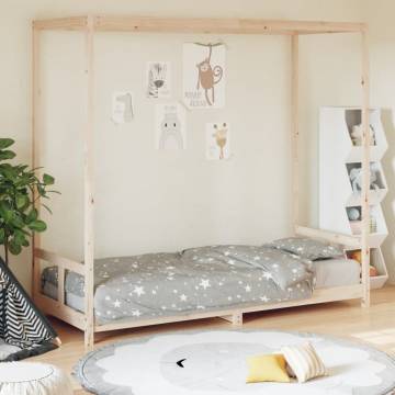 Kids Bed Frame 80x200 cm | Solid Wood Pine | Hipomarket