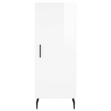 Highboard High Gloss White - Stylish Storage Solution