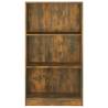 Book Cabinet Smoked Oak 60x24x109 cm Engineered Wood