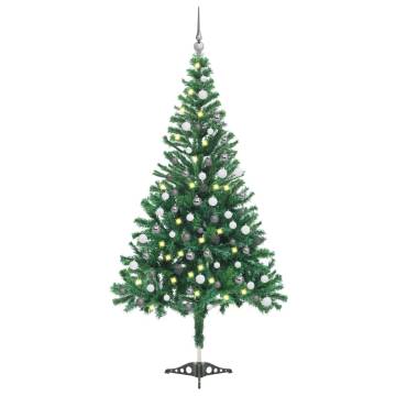 Pre-lit Christmas Tree with Ball Set - 120cm, 230 Branches