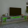 TV Cabinet with LED Lights Grey Sonoma - Stylish & Practical