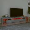 TV Cabinet with LED Lights Grey Sonoma - Stylish & Practical