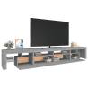 TV Cabinet with LED Lights Grey Sonoma - Stylish & Practical