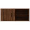 Stylish Brown Oak TV Cabinets - Set of 2 | HiPoMarket