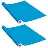 Self-Adhesive Furniture Films - Azure 2 pcs | Hipomarket UK