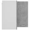 Hanging Corner Cabinet Concrete Grey - 57x57x60 cm | HipoMarket