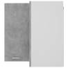 Hanging Corner Cabinet Concrete Grey - 57x57x60 cm | HipoMarket