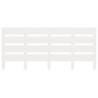 White Solid Wood Bed Frame 120x200 cm - Modern Design