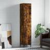 Highboard Smoked Oak 34.5x34x180 cm Engineered Wood Colour smoked oak Quantity in Package 1 Model 1 door 