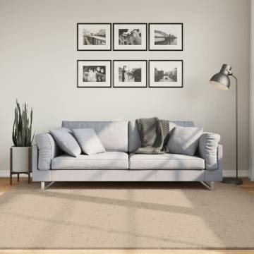 Soft & Washable Rug HUARTE 200x200 cm - Sand Color